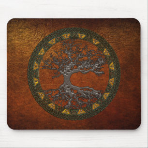 Keltischer Baum des Lebens Mousepad
