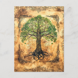 Keltischer Baum des Lebens Postkarte