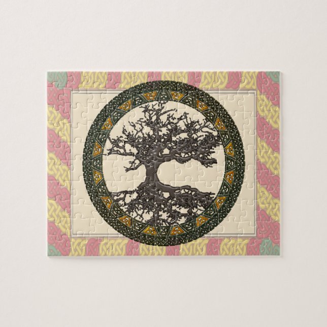 Keltischer Baum des Lebens Puzzle (Horizontal)