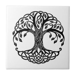 Keltischer Baum Fliese