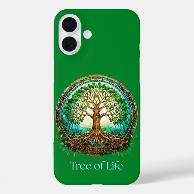 Keltischer Baum im Grünen Case-Mate iPhone Hülle (Rückseite)