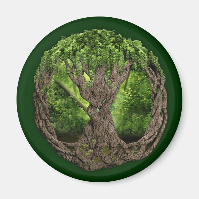 Keltischer Baum Magnet (Vorne)
