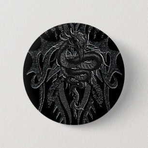 Keltischer Drache-Knopf Button