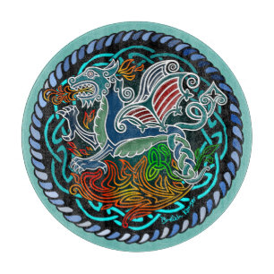 Keltischer Drache Schneidebrett