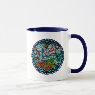 Keltischer Drache Tasse