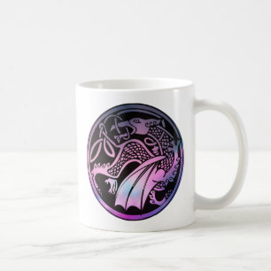 Keltischer Drachenkreis Tasse