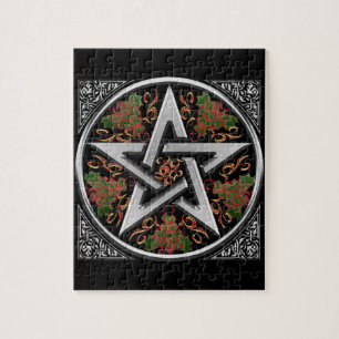 Keltischer DrachePentagram Puzzle