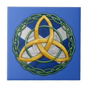 Keltischer Dreifachknoten Fliese