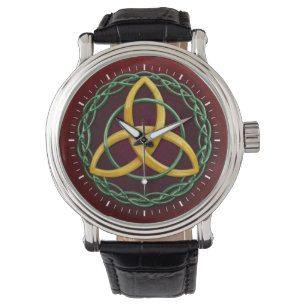 Keltischer Dreiheits-Knoten Armbanduhr