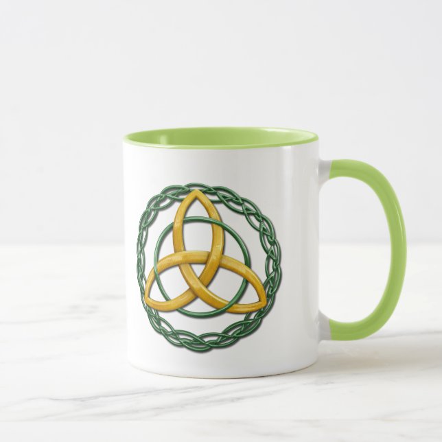 Keltischer Dreiheits-Knoten Tasse (Rechts)