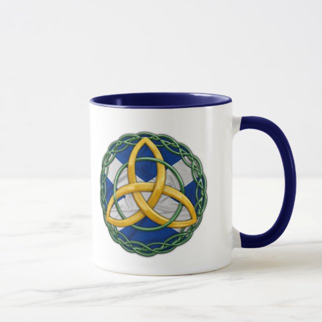 Keltischer Dreiheits-Knoten Tasse (Rechts)