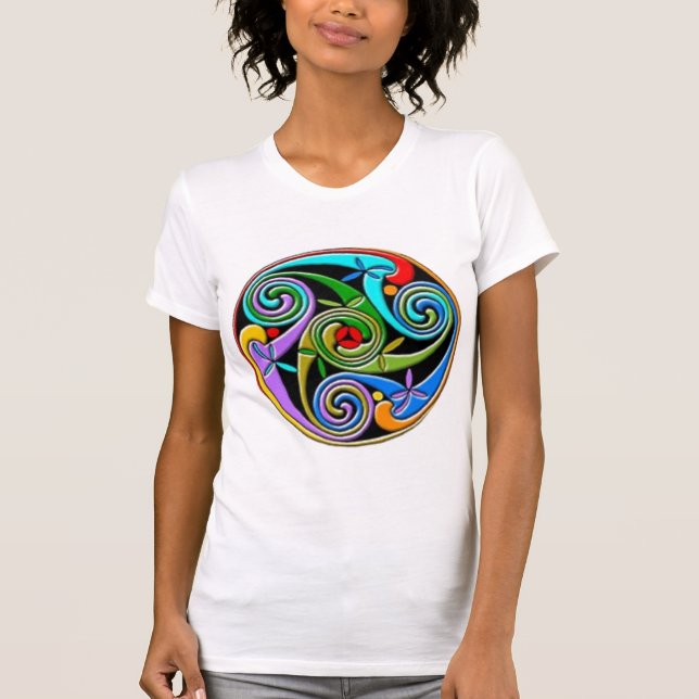 Keltischer gewundener T - Shirt (Vorderseite)