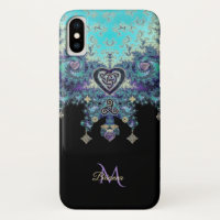 Keltischer Herz Triskele Fraktal Design iPhone X