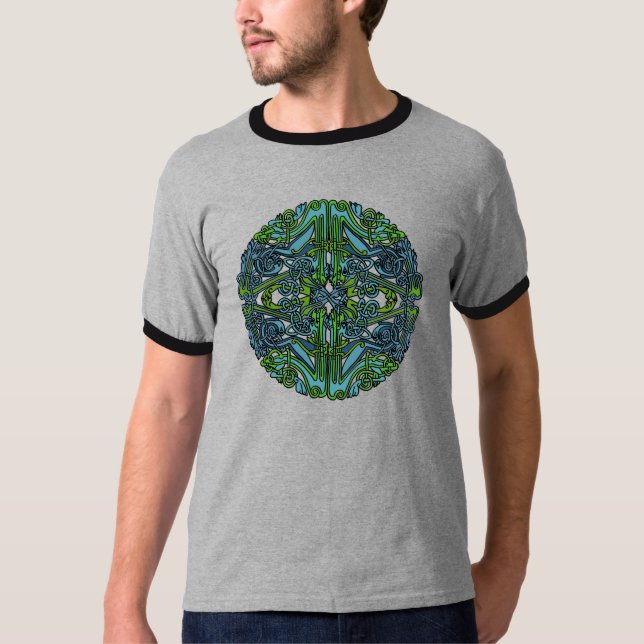 Keltischer Jagdhund-Kreis T-Shirt (Vorderseite)