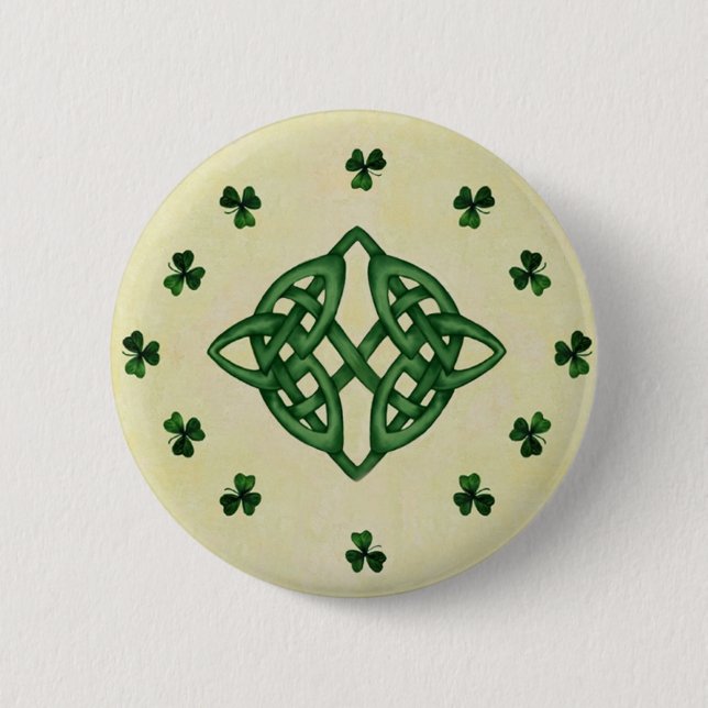 Keltischer Knoten-Knopf Button (Vorderseite)