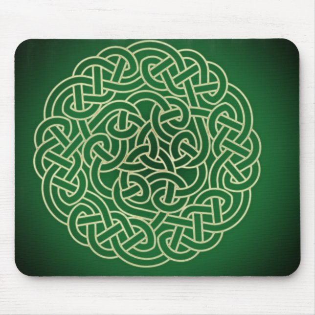Keltischer Knoten - setzen Sie Ihre Iren an! Mousepad (Vorne)