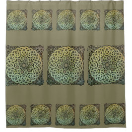 Keltischer KnüpfarbeitMandala Duschvorhang