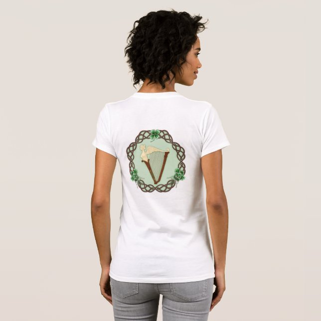 Keltischer Kreis T-Shirt (Schwarz voll)
