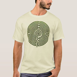 Keltischer Labyrinthentwurf von T-Shirt