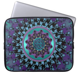 Keltischer Mandala auf bunter Laptopschutzhülle