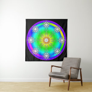 Keltischer Mandala-Teppich Wandteppich