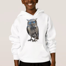 Keltischer mechanischer silberner Steampunk-Vogel Hoodie