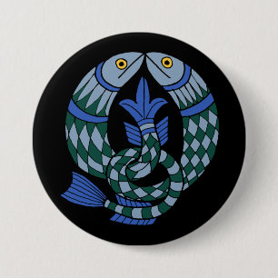 Keltischer Mittelalter Button