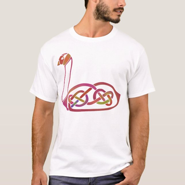Keltischer Schwan T-Shirt (Vorderseite)