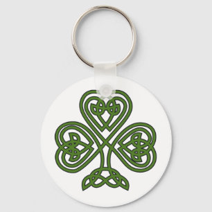 Keltischer Shamrock - St. Patrick's Day Schlüsselanhänger