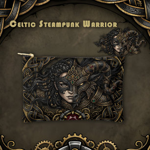 Keltischer Steampunk-Krieger. Zubehörtasche