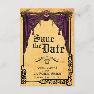 Keltischer Vorhang, der Save the Date Einladung