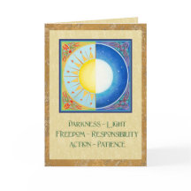 Keltisches Äquinoktikum Sun und Mond