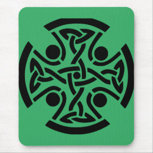 Keltisches Christliches Kreuz Mousepad