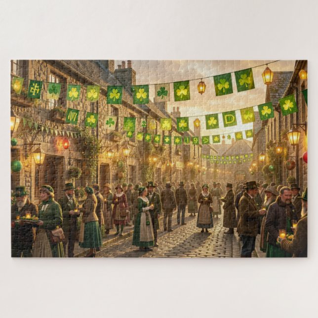Keltisches Dorffest-Rätsel Puzzle (Horizontal)