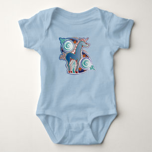Keltisches Einhorn Baby Strampler