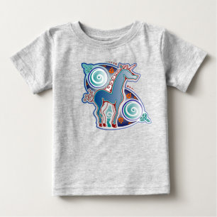 Keltisches Einhorn Baby T-shirt