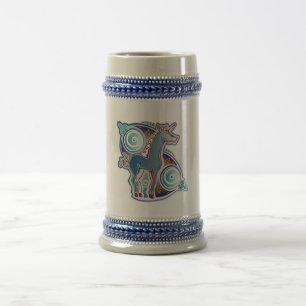 Keltisches Einhorn Bierglas