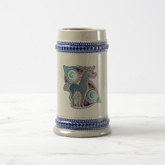 Keltisches Einhorn Bierglas