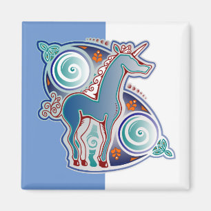 Keltisches Einhorn Magnet