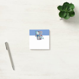 Keltisches Einhorn Post-it Klebezettel