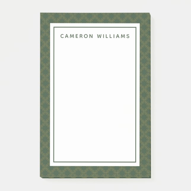 Keltisches Entwurfs-Muster Post-it Klebezettel (Vorderseite)