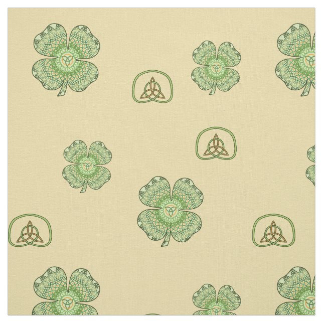 Keltisches Kleeblatt Stoff (Muster)