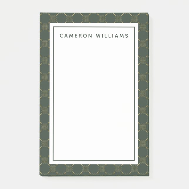 Keltisches Knoten-Muster Post-it Klebezettel (Vorderseite)