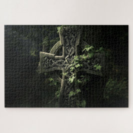 Keltisches Knotenkreuz-Jigsaw-Puzzle Puzzle
