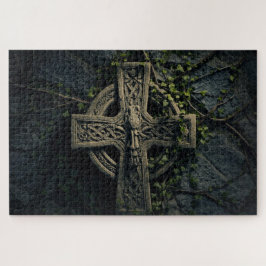 Keltisches Knotenkreuz-Jigsaw-Puzzle Puzzle