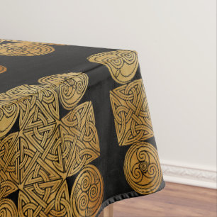 Keltisches Knotwerk-Kreuz Tischdecke