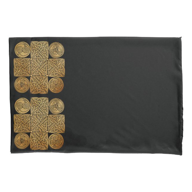 Keltisches Knüpfarbeit-Kreuz Kissenbezug (Vorderseite)