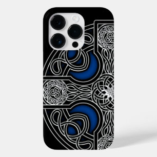 Keltisches Kreuz blau Case-Mate iPhone 14 Pro Hülle