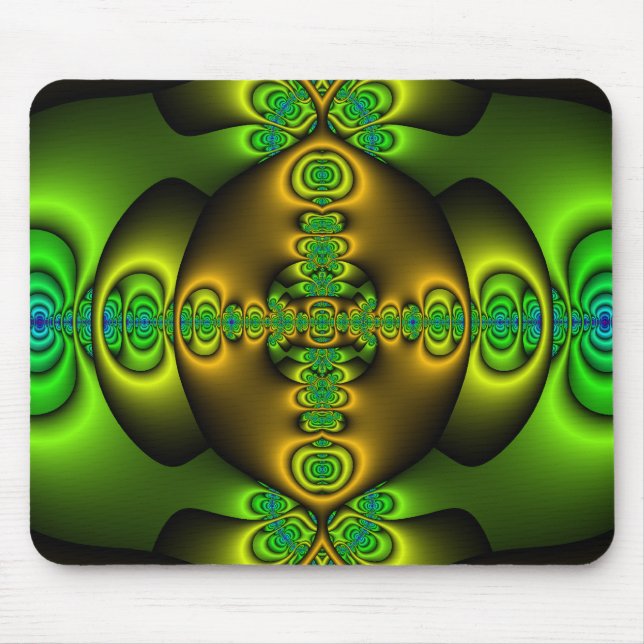 Keltisches Kreuz-Fraktal-Kunst Mousepad (Vorne)