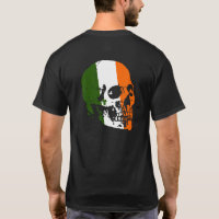 Keltisches Kreuz-irischer Flaggen-Schädel